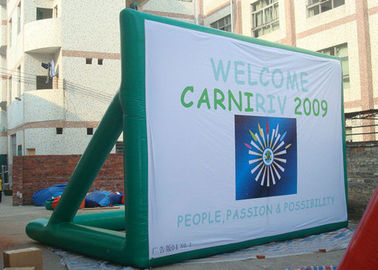Bandera inflable impresa de la pantalla de la lona del PVC de la cartelera para la promoción