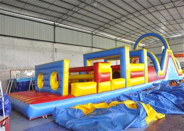 Carrera de obstáculos inflable de la seguridad, equipo de la carrera de obstáculos de los niños para la diversión