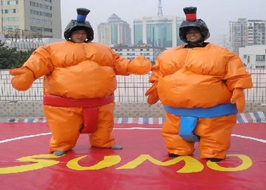 Juegos al aire libre inflables adultos asombrosos/traje inflable del luchador del sumo