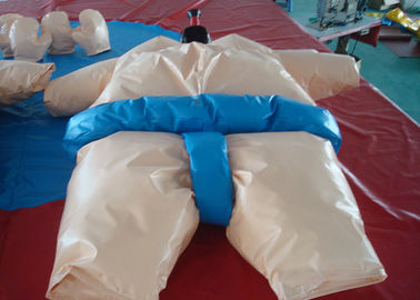 Juegos interactivos inflables adultos, traje inflable divertido del luchador del sumo