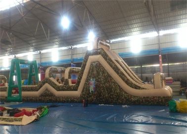 Carrera de obstáculos inflable enorme para los adultos, equipo al aire libre inflable del juego