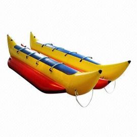 Juguetes inflables flotantes del agua, barco inflable del agua del PVC con 12 asientos