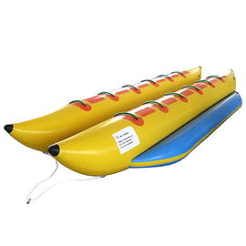 Juguetes inflables flotantes del agua, barco inflable del agua del PVC con 12 asientos