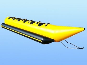 Barco de plátano inflable del agua de la persona del parque de atracciones 6 con el ventilador del CE/UL