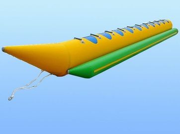 Juguetes inflables profesionales del agua, balsas inflables portátiles del barco de plátano
