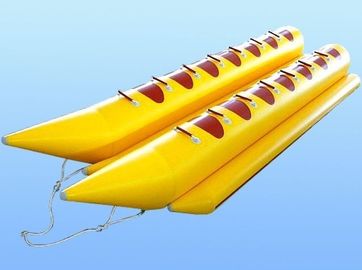 Barco de plátano inflable durable modificado para requisitos particulares de los pescados de la mosca/barco inflable del juguete
