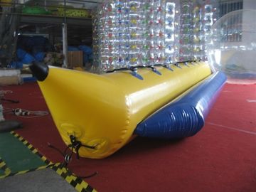 Juguetes inflables del agua del jinete del océano, tobogán acuático inflable del barco del PVC para el solo tubo