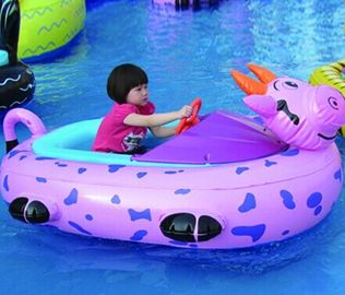 Barco inflable del juguete del parque del agua, barco de parachoques inflable animal para los niños