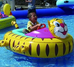 Barcos inflables del juguete para los niños, barco de parachoques motorizado inflable del tigre