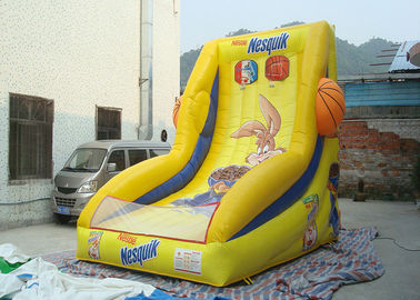 Aro de baloncesto inflable gigante comercial para los juegos inflables de los niños