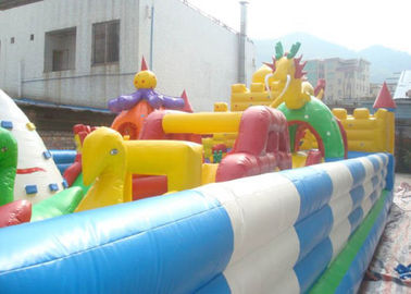 Castillo animoso inflable de la lona grande del PVC EN71 para los juegos de los niños