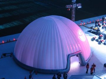 ULTRAVIOLETA - tienda inflable del partido de la bóveda de la iluminación de la resistencia para la cubierta los 30m de la etapa