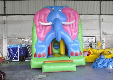 Casa de salto del elefante inflable grande/casa animal de la despedida para el niño