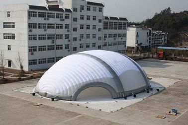 Tienda inflable de la exposición grande de la feria profesional del PVC de EN71 0.55m m para hacer publicidad