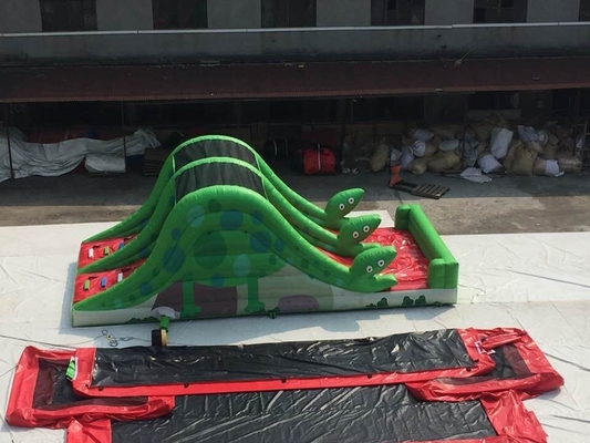 Equipo inflable del patio de la diapositiva de la aventura del PVC de la prenda impermeable 0.55m m