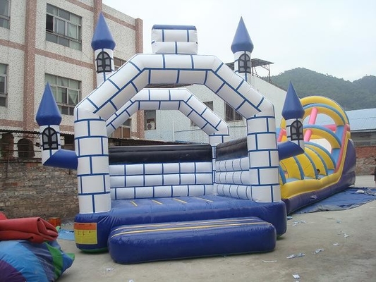 castillo de salto inflable combinado de la gorila comercial del PVC de 0.55m m para los niños