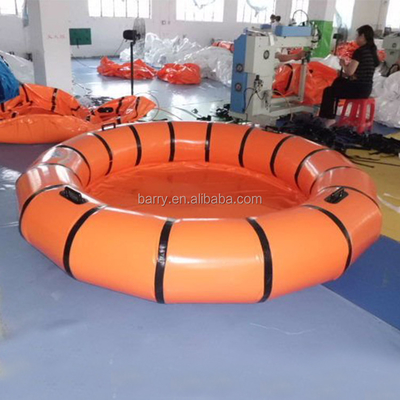 La naranja portátil de encargo de la piscina de agua embroma la piscina inflable