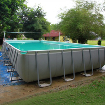 Marco de acero inoxidable de agua del niño de la lona del patio trasero del parque portátil de la piscina