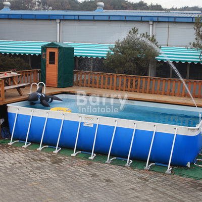 equipo comercial portátil de la piscina de la piscina de agua del PVC de 0.9m m