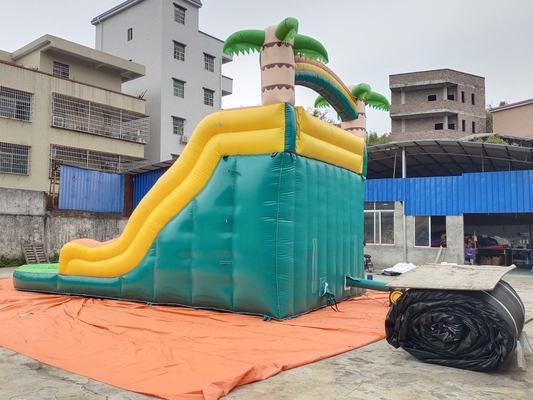 palmeras inflables comerciales de los toboganes acuáticos del PVC de 0.55m m
