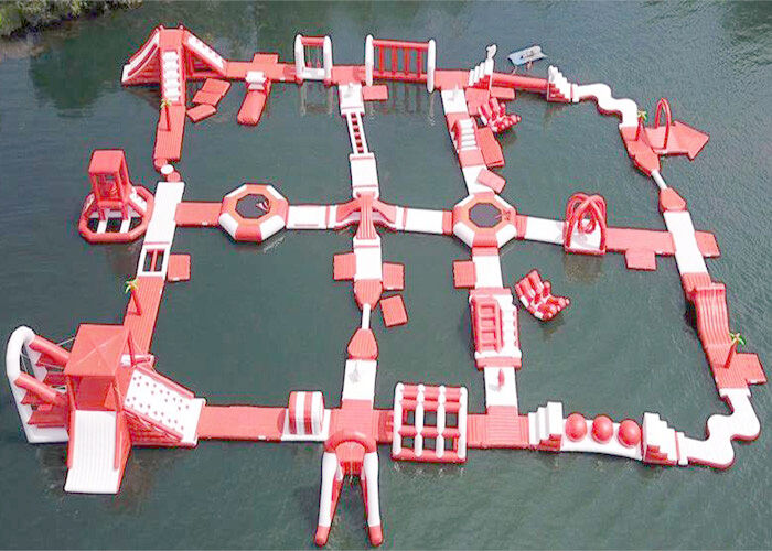 Parque flotante del agua del mar inflable de los adultos/equipo inflable del juego del agua