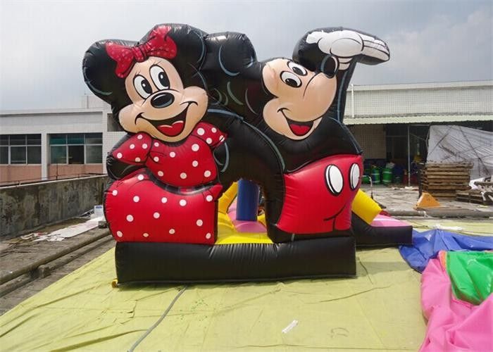 Casa que despide inflable del OEM Lagre Mickey Mouse con la impresión del logotipo