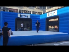 0.55mm PVC Soap Inflatable Soccer Field Game For Sporting Park