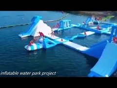 Fábrica flotante inflable de China del parque del agua del mar
