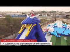 Parque acuático gigante inflable para la venta