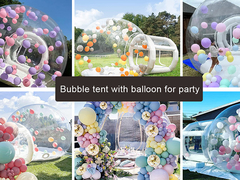 Nueva tienda de bubbles inflable con globo
