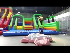 3.3x3m Blanco y Rosa Hermoso Deslizador Inflable de Bouncer de la Boda Deslizador del Castillo de Salto