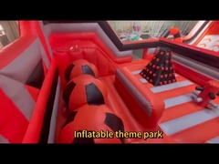 Parque temático inflable con juego deportivo