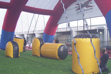 arcones inflables de la etiqueta del laser de la arcón de Paintball del aire del PVC de 0.9m m que tiran los juegos inflables del deporte para el patio