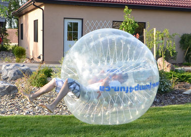 Bola inflable de la burbuja del fútbol de los juguetes del tamaño de la media bola de parachoques adulta grande inflable al aire libre del color