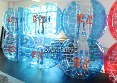 El fútbol inflable transparente durable 1,5 de la burbuja mide el grueso del 100% TPU 1m m