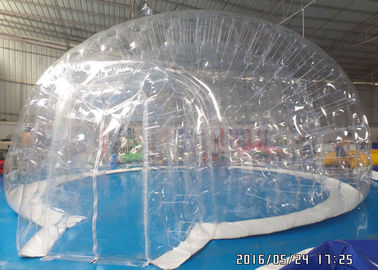 Tienda de campaña inflable al aire libre de la tienda clara transparente comercial de la burbuja con los cuartos