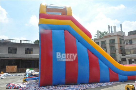 el carril doble del PVC de 0.55m m explota los juguetes inflables de la diapositiva de los niños de la diapositiva para el patio