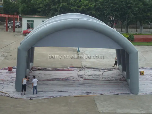 Pantalla de la tienda del lavado de Barry Easy Up Inflatable Car que imprime la tienda de refugio del coche