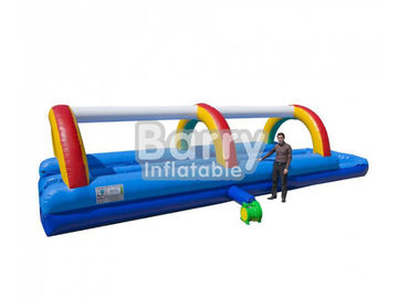 Resbalón inflable y diapositiva del tobogán acuático inflable comercial del arco iris para los niños