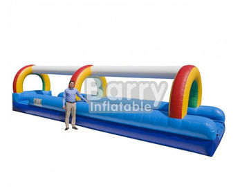 Resbalón inflable y diapositiva del tobogán acuático inflable comercial del arco iris para los niños