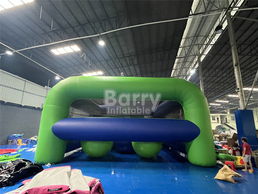 Juego de deportes al aire libre 5 kilómetros de barrera inflable 5k Correr campo de obstáculos Grandes bolas para eventos comerciales