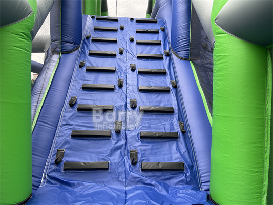 Juego Deportivo Curioso Jumping almohada Jump Tower Caída Libre Bolsa de aire de salto inflable con plataforma para obstáculo inflable 5K