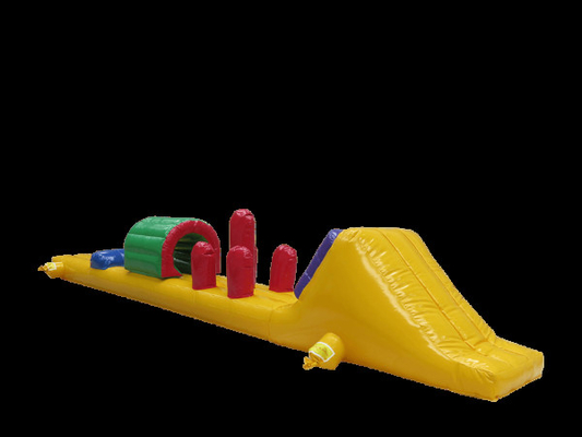Carril único 8m Juvenil Desafío Piscina Flotante Inflable Aqua Correr Para Piscina Correr