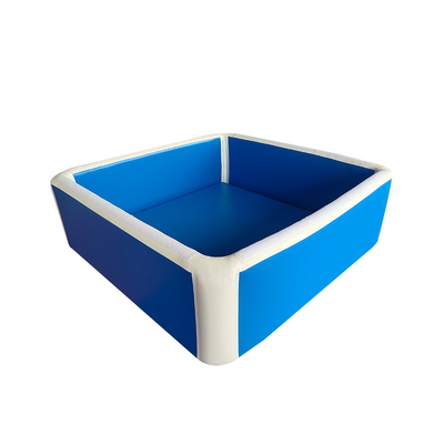 Rectángulo personalizable Inflable Piscina de gota de costura Tejido plegable al aire libre Dwf Piscina de gota de costura
