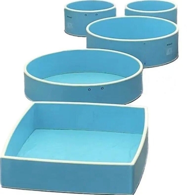 Fácil de limpiar Posibilidad plegable de puntada de gota piscina inflable con logotipo impreso piscina de puntada de gota portátil