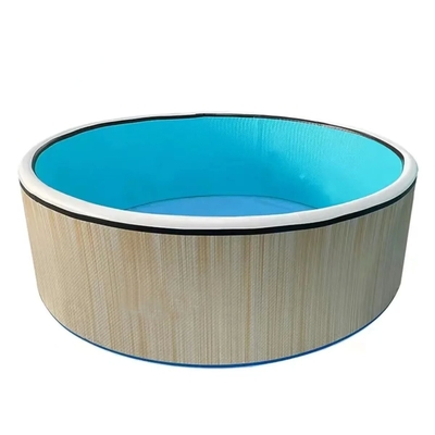 Fácil de limpiar Posibilidad plegable de puntada de gota piscina inflable con logotipo impreso piscina de puntada de gota portátil