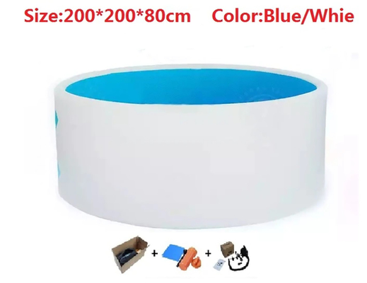 Jardín de verano PVC Niños Drop Stitch Piscina grande sobre el suelo bañera de hidromasaje Spa Piscina de masaje al aire libre