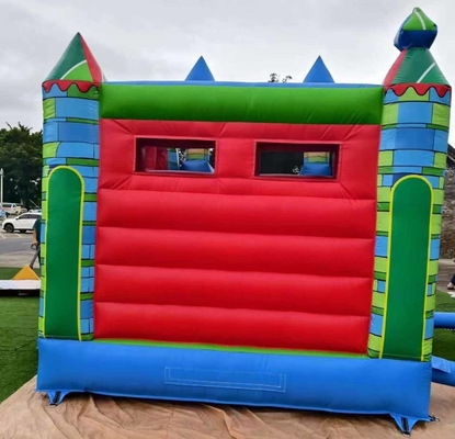 Envío rápido Retiro inflable de material de PVC Casa de rebote combo con tobogán y gancho de baloncesto