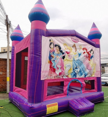 Diseño gratuito Princesa Casa de salto en venta Castillo de salto comercial