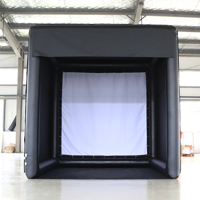 Entrenamiento simulador de golf inflables al aire libre carpa simulador de golf jaula de recintos para la práctica en el hogar con diseño personalizado